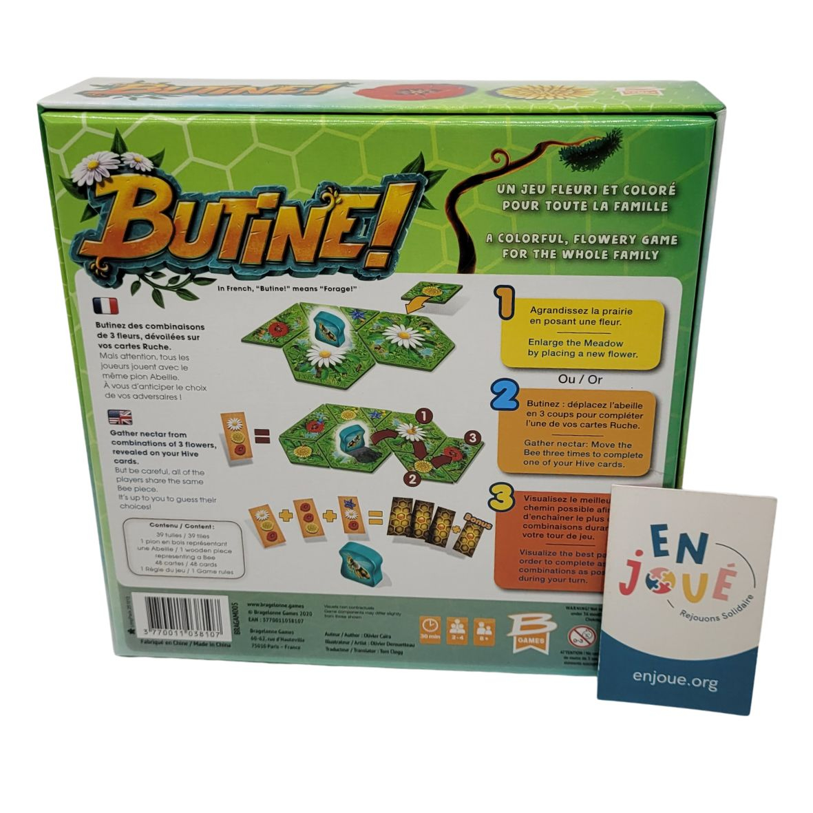 Voir photo 3 de Jeu de société - Butine ! B Games - À partir de 8 ans. Jeu de société - Butine ! B Games - À partir de 8 ans. Très bon état - Vue 3 -